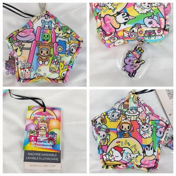 JuJuBe Tokidoki 20th Star Mini Bag Clip Accessory Toki Anniversary Stellina Uni - Picture 1 of 6